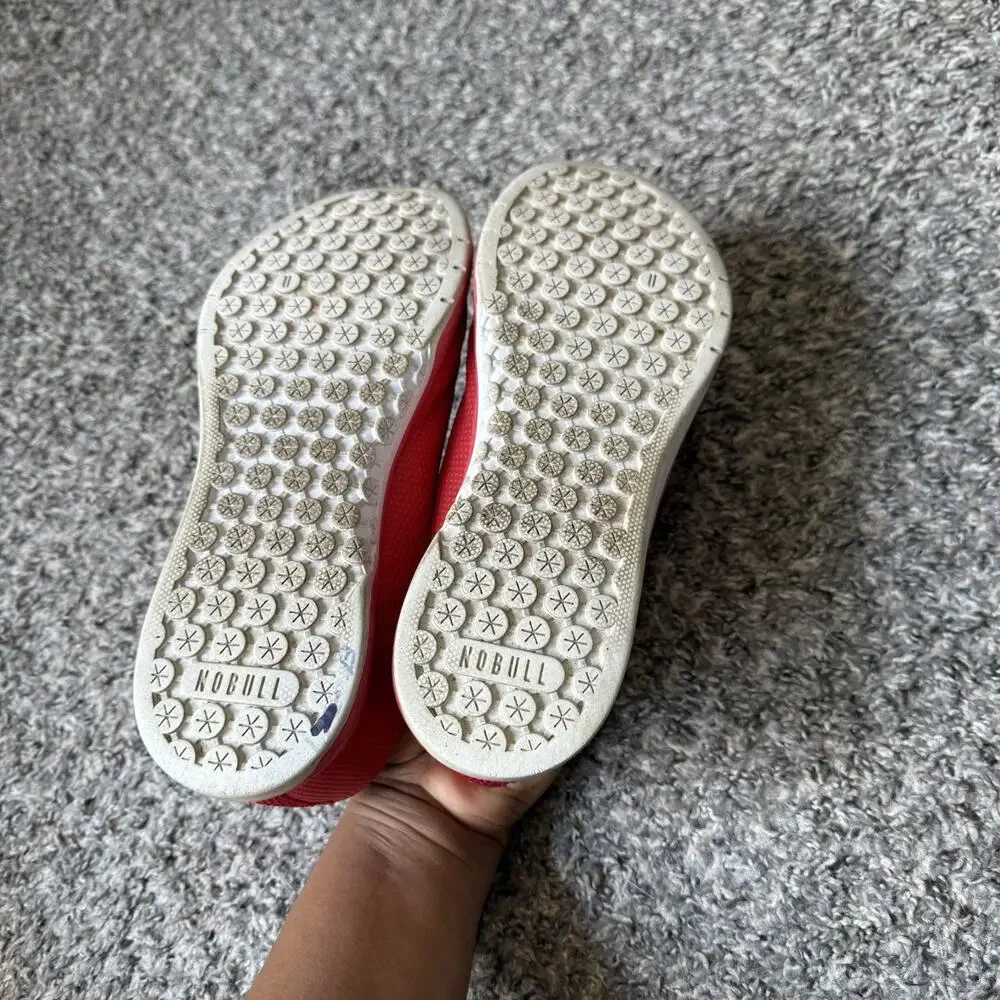 Nobull Womens Size 9 Outwork SuperFabric Trainer Red Athletic Shoe Sneaker READ